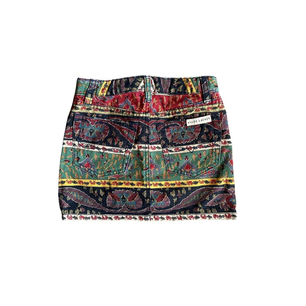 Ralph Lauren Girls Denim Skirt Multicolor Size 6 - Picture 3 of 7